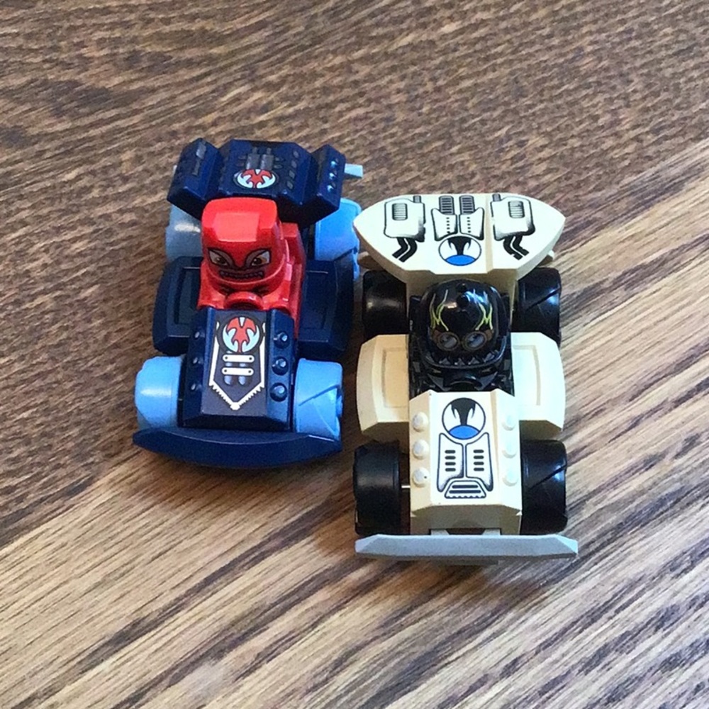 Lego Racers Blue and Tan 4574 4576